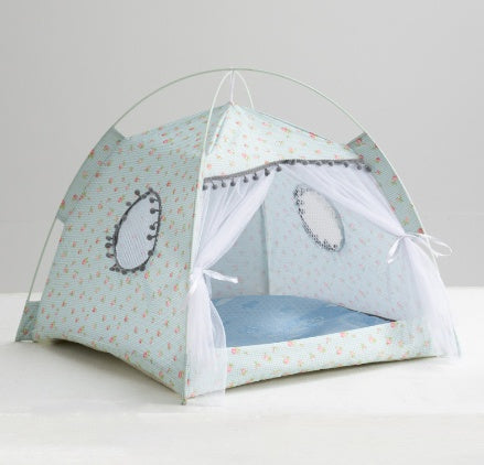 Cat Tent Enclosed Bed