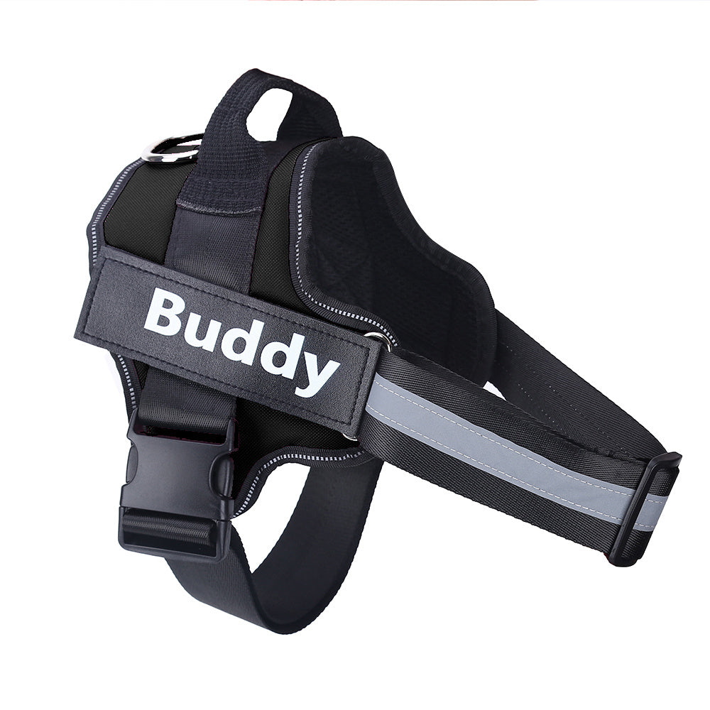 Personalized Reflective Adjustable Pet Harness For Small And Large Dogs