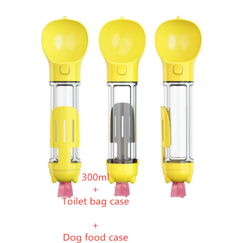 Portable Dog Feeder And WaterBowl With Storage