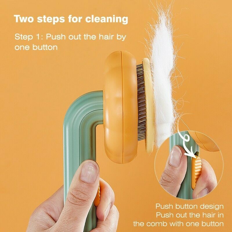 Pumpkin Pet Grooming Brush
