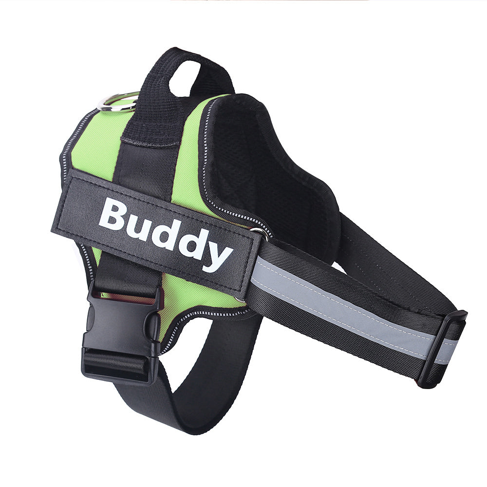 Personalized Reflective Adjustable Pet Harness For Small And Large Dogs