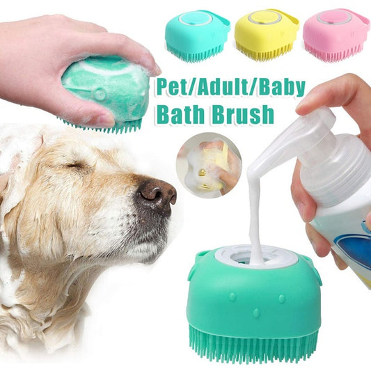 Silicone Bath Massage Brush Cleaning Tool