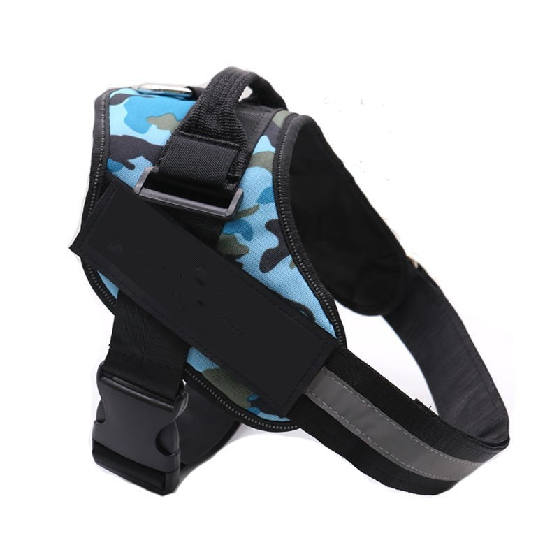 Personalized Reflective Adjustable Pet Harness For Small And Large Dogs