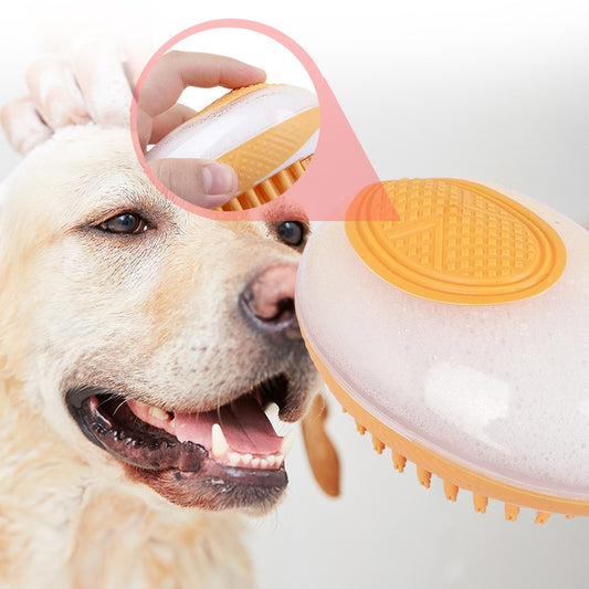 Dog Bath Brush 2-in-1 Spa Massage