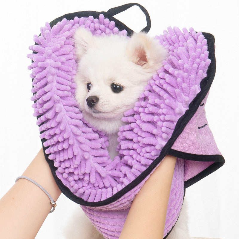 Super Absorbent Dog Bathrobe Microfiber Bath Towel