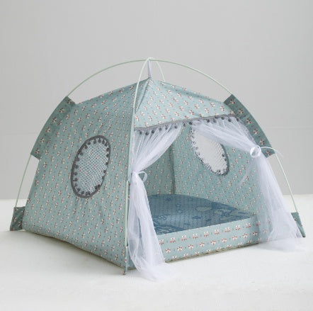 Cat Tent Enclosed Bed