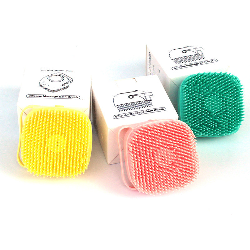 Silicone Bath Massage Brush Cleaning Tool