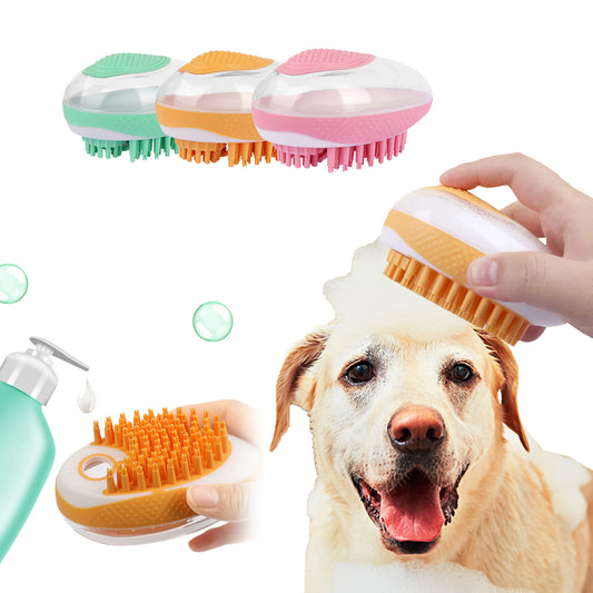 Dog Bath Brush 2-in-1 Spa Massage