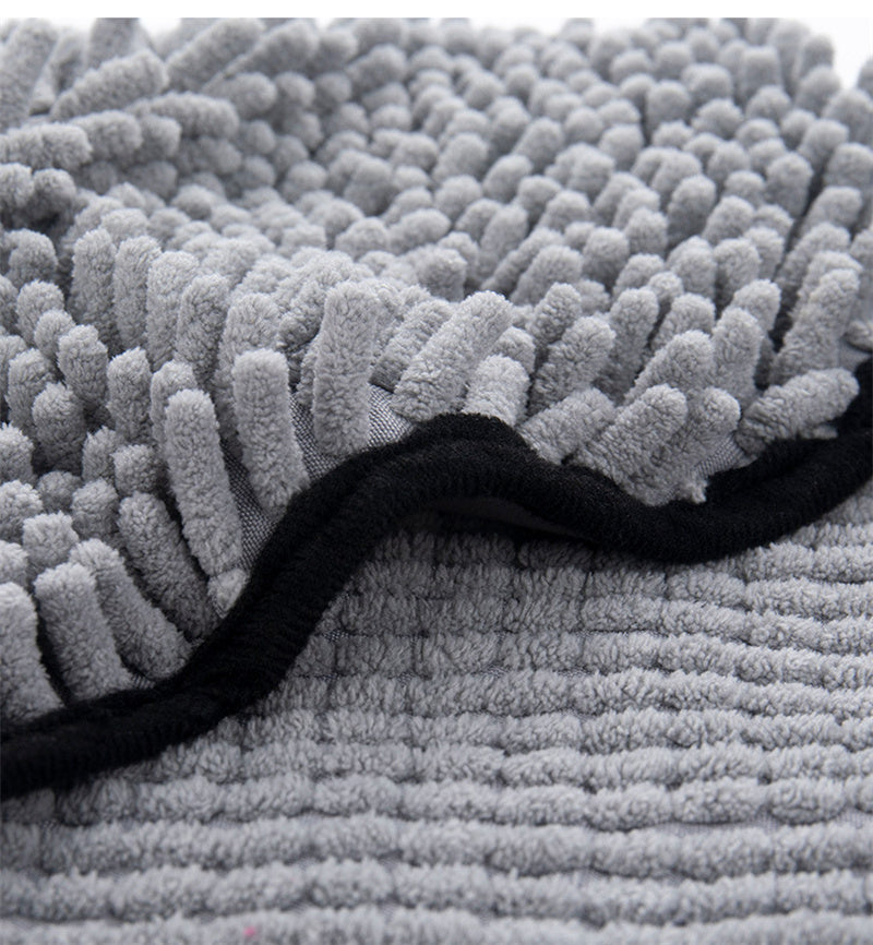 Super Absorbent Dog Bathrobe Microfiber Bath Towel