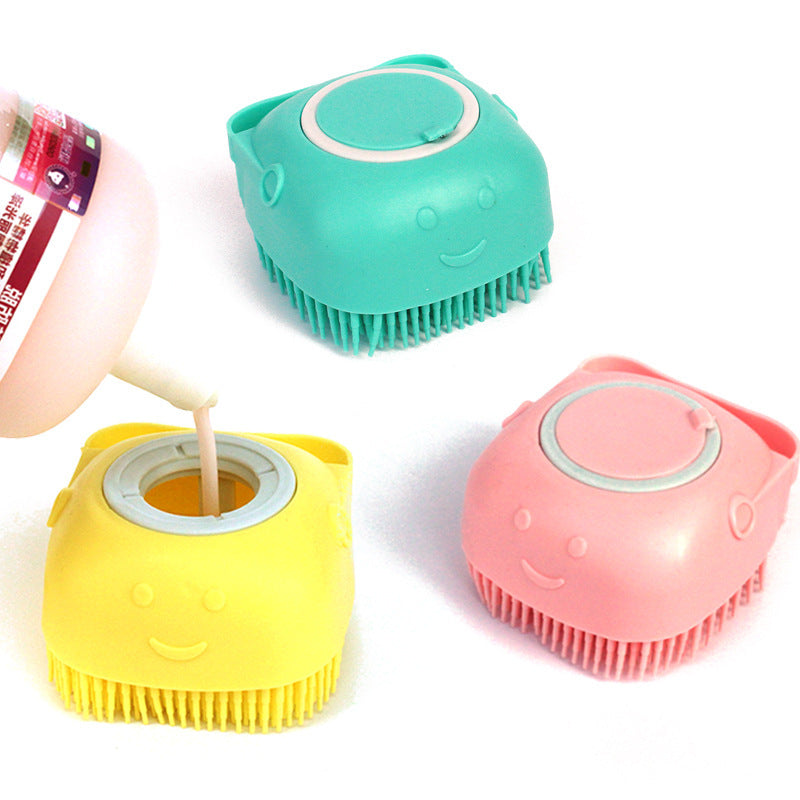 Silicone Bath Massage Brush Cleaning Tool